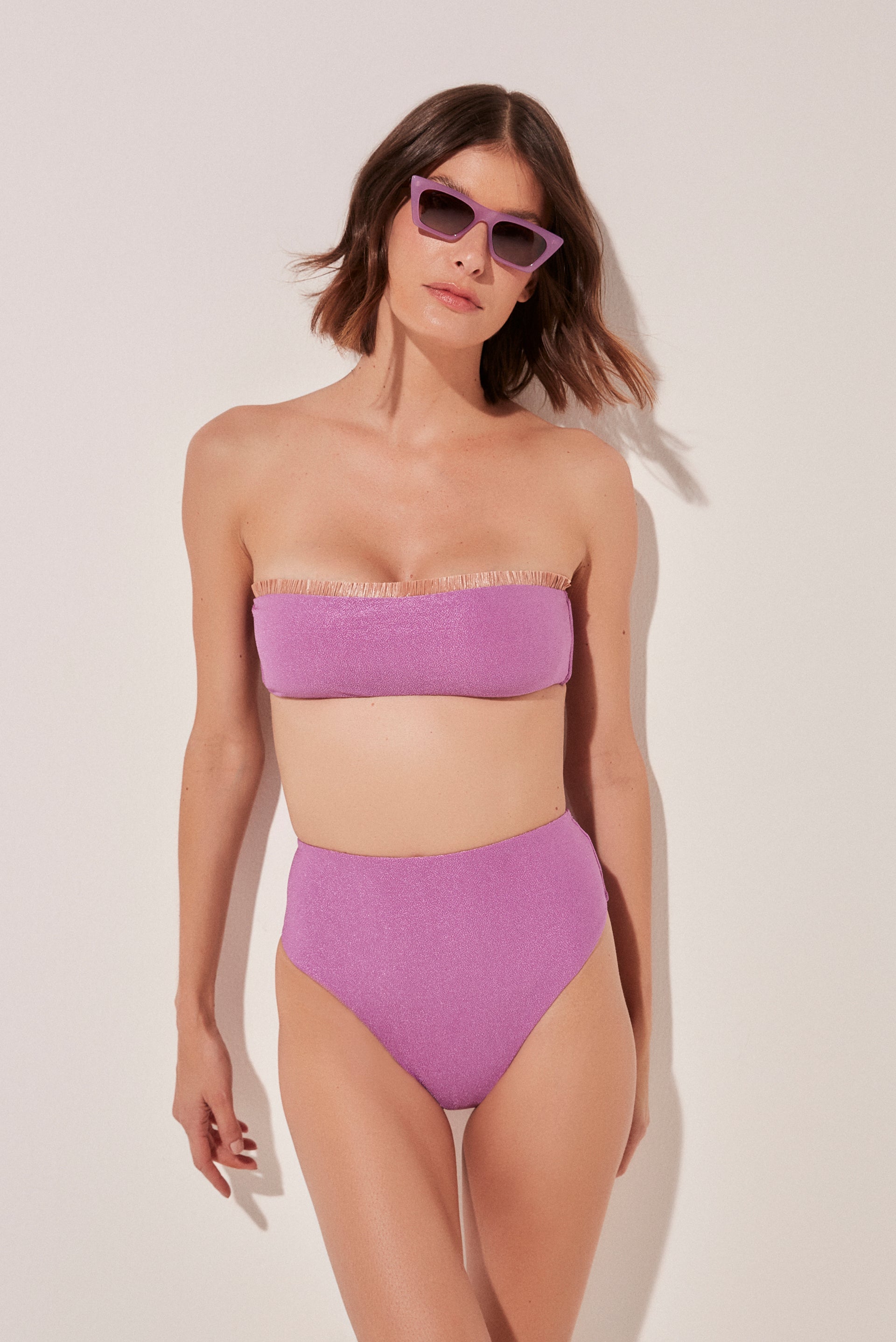 Lotus High Waist Bikini Bottom C1497B1690 - Product item main image