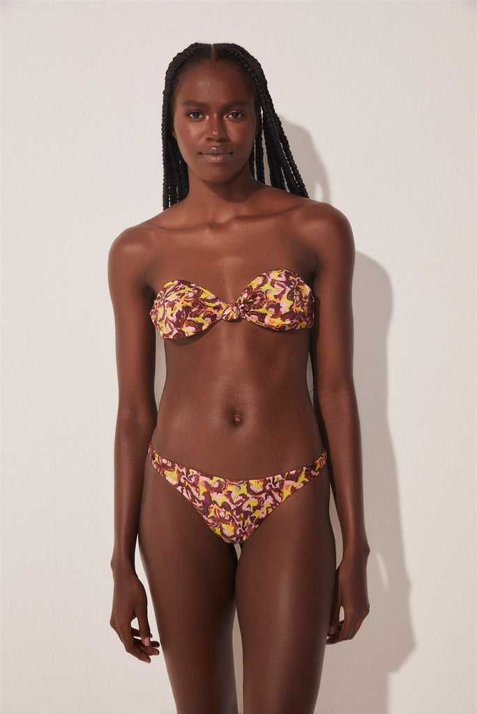 Pineapple Peel Anatomic High Cut Biniki Bottom C742B1708