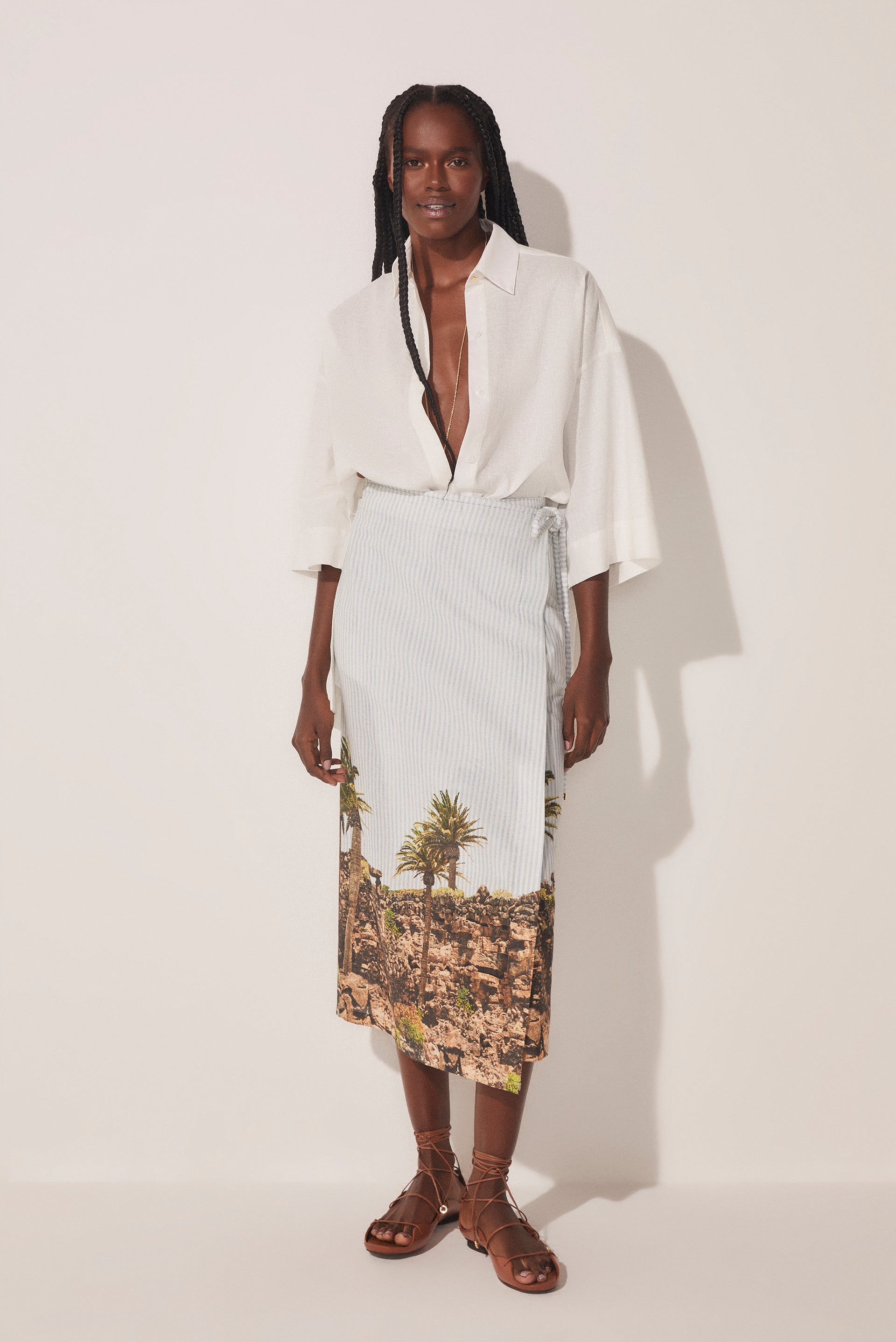 Jameos Del Agua Pareo Midi Skirt E4674A1656 - Product item main image