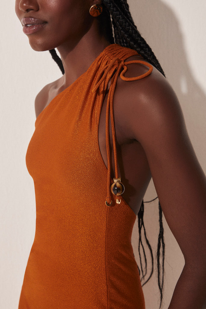 Saffron Ruched Midi Dress E4876A1666