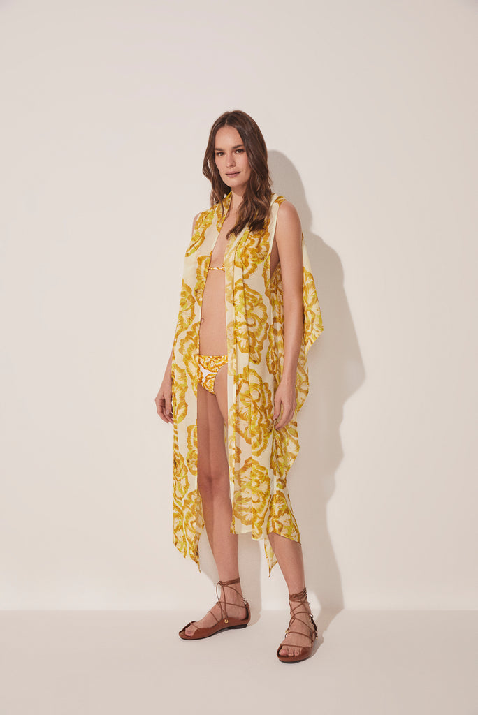 Carnation Midi Cape With Band E4900A1677