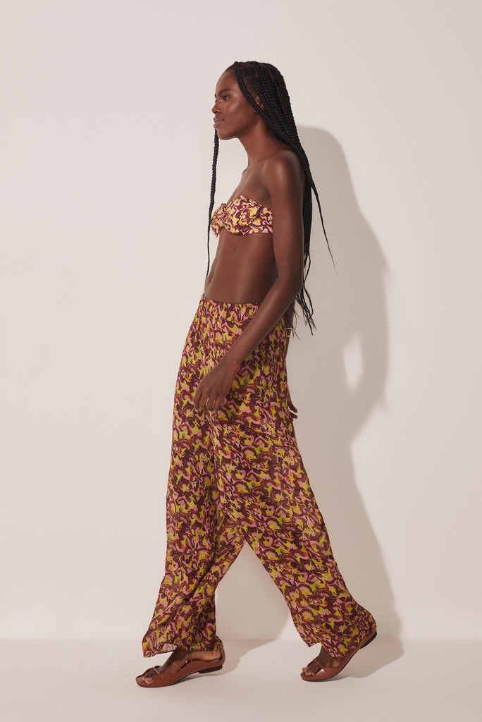 Pineapple Peel Palazzo Pants E4916A1708
