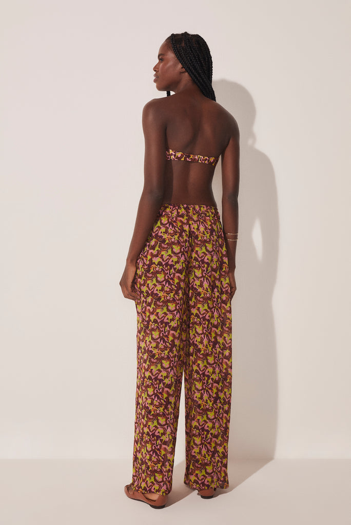 Pineapple Peel Palazzo Pants E4916A1708
