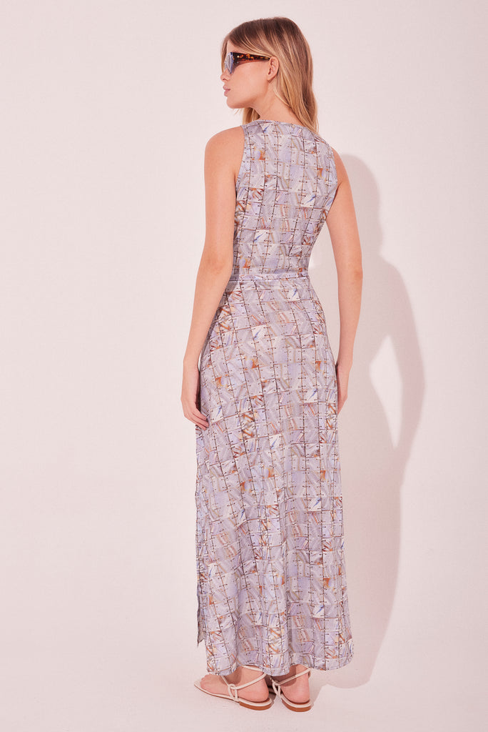 Mirrors Criss Crossed Midi Dress E5157A2201