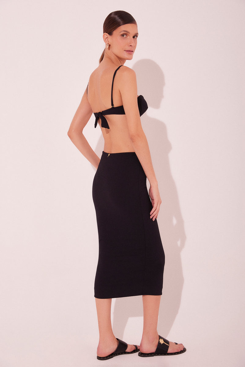 Basket Weave Midi Skirt E5484A2130 – Agua de Coco