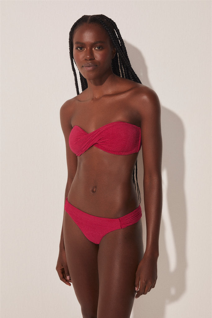 Lychee Twisted Bust Bandeau Bikini Top S1614B1653