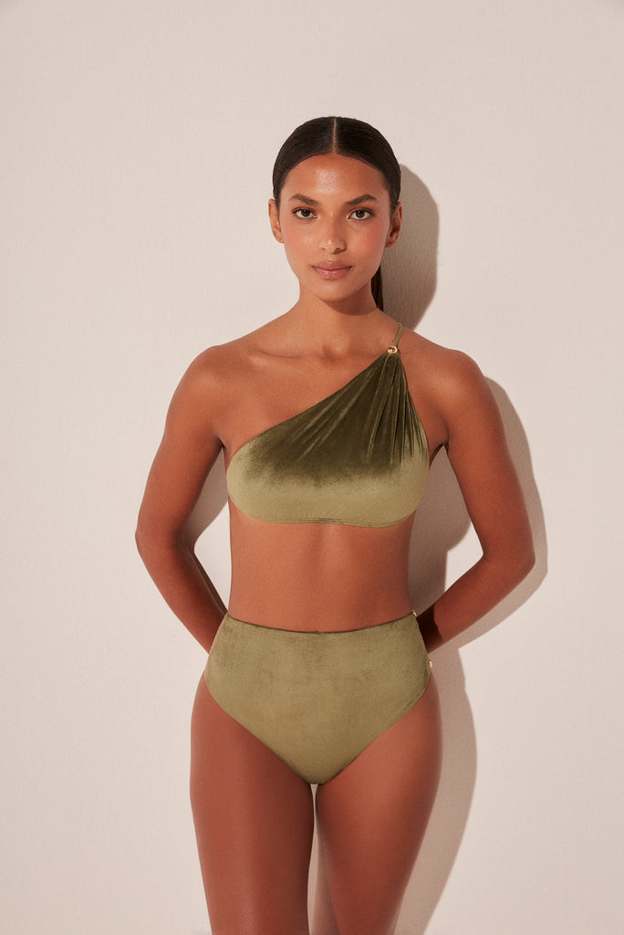 Moss Detailed Halterneck Bikini Top S1793B1882 - Product item main image
