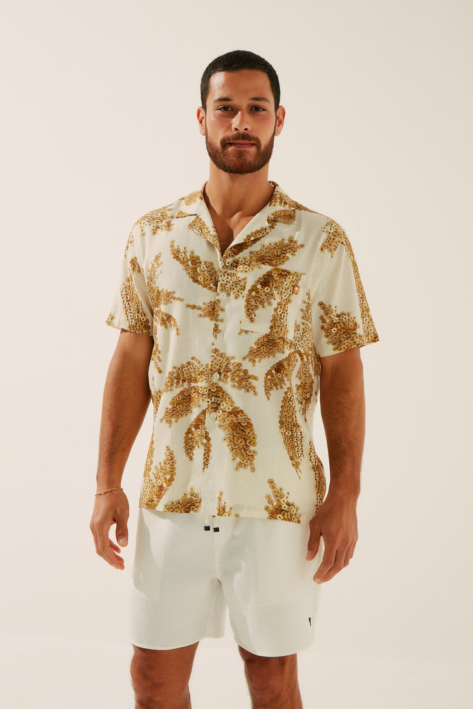 sequins palm polo neck short sleeves shirt with pocket r767a1397;sequins palm polo neck short sleeves shirt with pocket r767a1397;sequins palm polo neck short sleeves shirt with pocket r767a1397;sequins palm polo neck short sleeves shirt with pocket r767a1397;sequins palm polo neck short sleeves shirt with pocket r767a1397