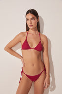 Lychee Triangle Bikini Top With Loop S1662B1653