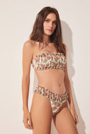 Pineapple Medium Side Bikini Bottom With Lastex Yoke C1600B1584