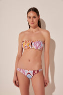 Ikat Color Ruched Slim Side Bikini Bottom C1612B1943