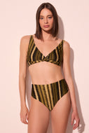 striped moss ruched wide side bikini bottom c1630b2835