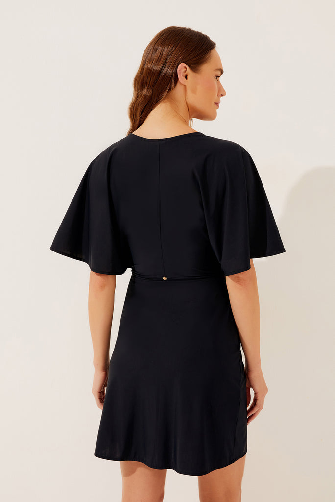 Solid Classic Short Dress E4001C1123 Agua de Coco Solid Classic Short Dress E4001C1123 Agua de Coco