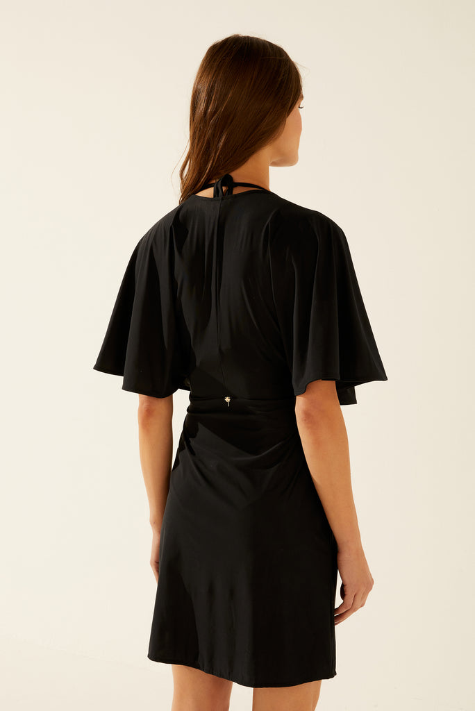 Solid Classic Short Dress E4001C1123 Agua de Coco Solid Classic Short Dress E4001C1123 Agua de Coco