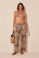 Jaguar Patchwork Palazzo Pants E4625A1884