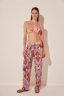 Ikat Color Low Waist Palazzo Pants E4988A1943