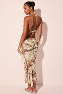 palm grove ruched midi skirt e6425a2926