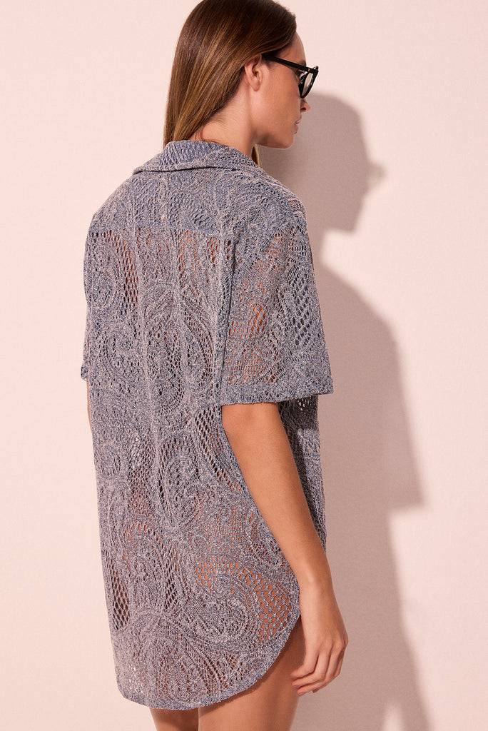 blue pelican short sleeve shirt e6518a2868