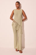 green siren knit straight-leg pants e6522a2935