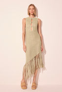 green siren asymmetrical midi dress e6524a2935