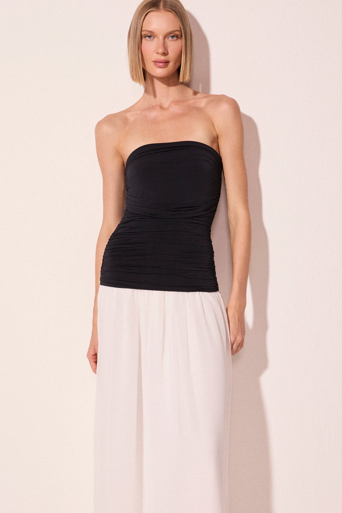 off white limoneto strapless midi dress e6527a2944