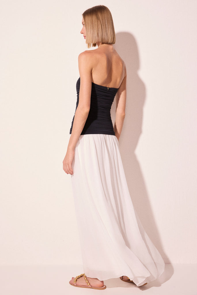 off White limoneto strapless midi dress e6527a2944