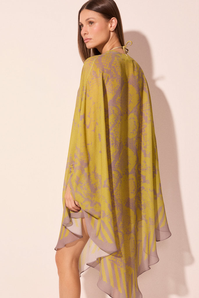green snake with tying midi tunic e6528a2927