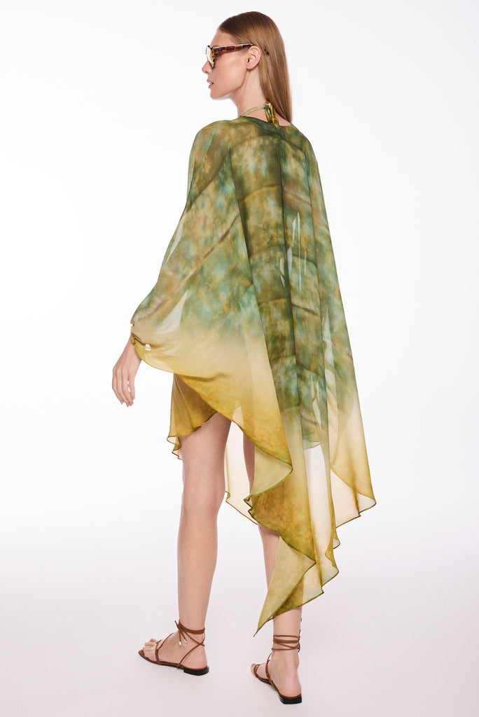 verdigris with tying midi tunic e6528a3009