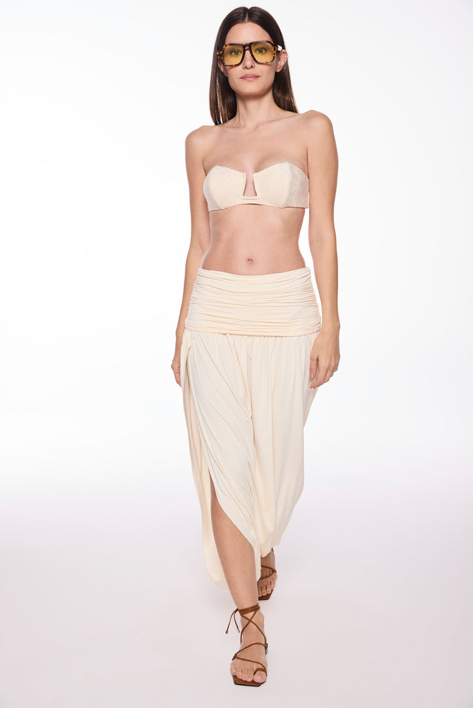 off white yarae draped midi skirt e6553a4013 - Product item main image
