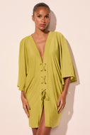 green charm short with tying cape e6564a2921