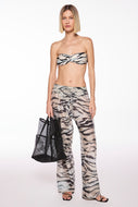 mist elastic waist straight leg pants e6639a3008