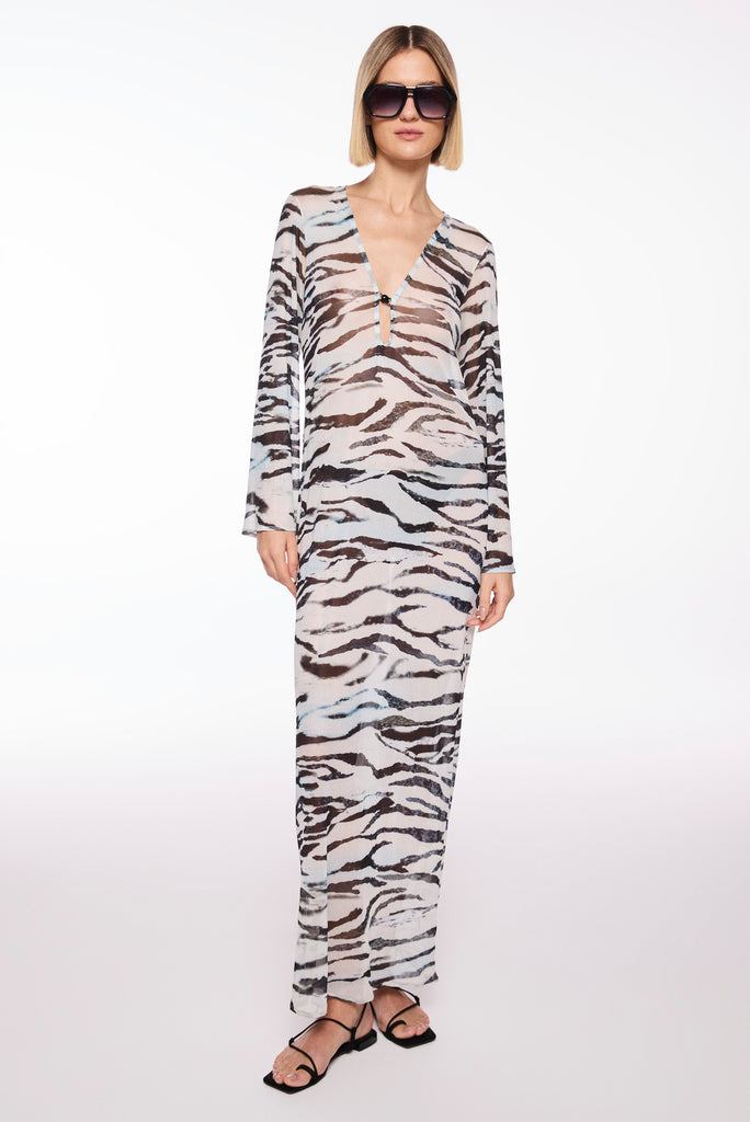 mist trimmed long dress e6948a3008 - Product item main image
