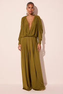 green pelican pleated palazzo pants e7016a2979