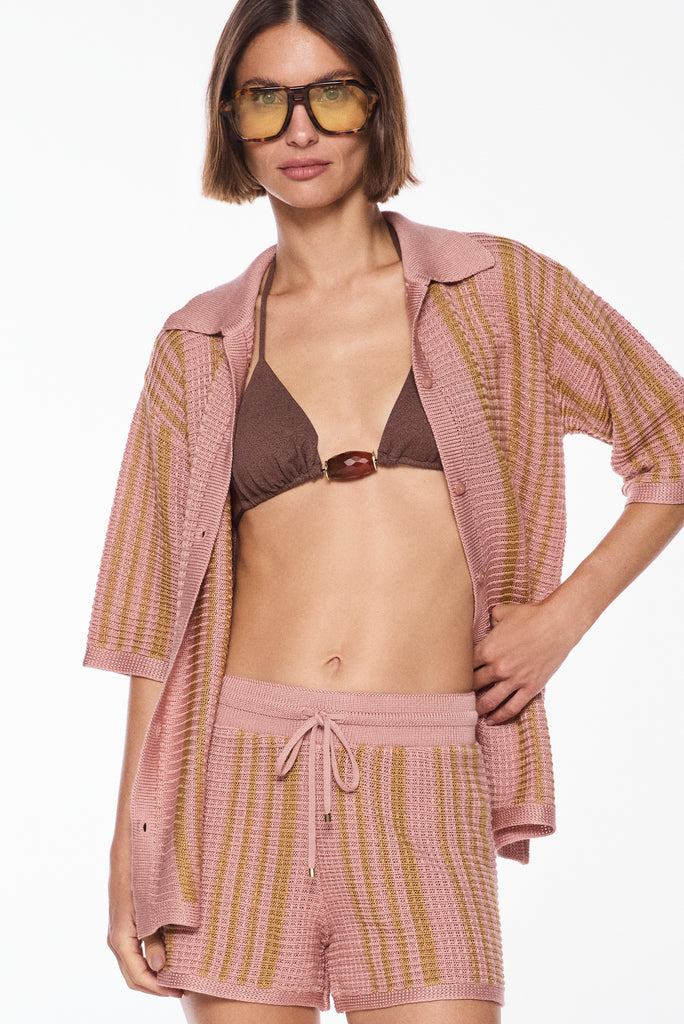 pink aracati tricot short shorts e7064a3094 - Product item main image