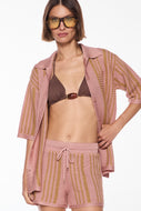 pink aracati tricot short shorts e7064a3094