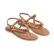 bohemian accessories straps with metal flat sandals j346a2743