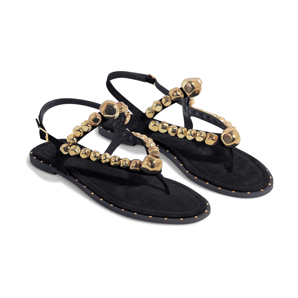 bohemian accessories straps with metal flat sandals j346a2743