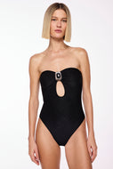 black petra trimmed bandeau one piece m1321a2989