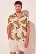 Bananas Detailed Short Sleeve Shirt R784A2004