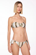 green stripes wanderer bandeau bikini top s1555b3049