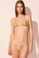 green snake beca detailed triangle bikini top s1599b2927