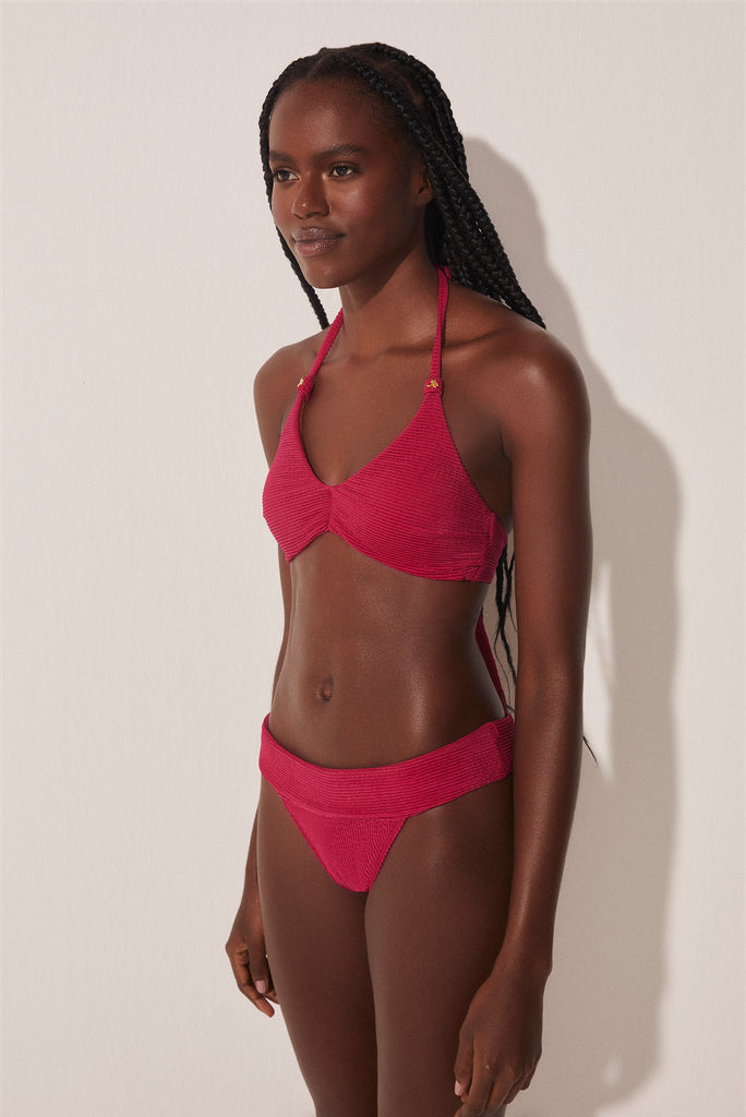 Lychee Full Coverage Bikini Top With Knot S1663B1653