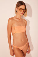 orange astral draped bandeau bikini top s2062b2494