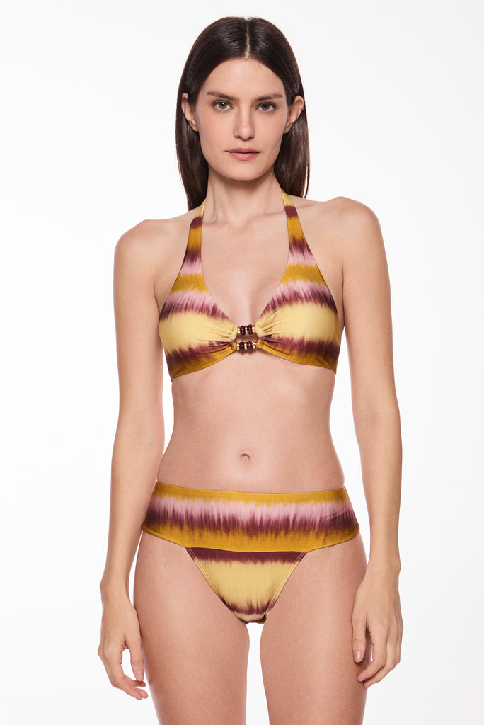 galaxy samsung trimmed halterneck bikini top s2067b3095 - Product item main image