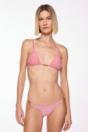 pink paraty trimmed triangle bikini top s2086b2995