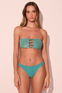 green murano detailed bandeau bikini top s3000b2919