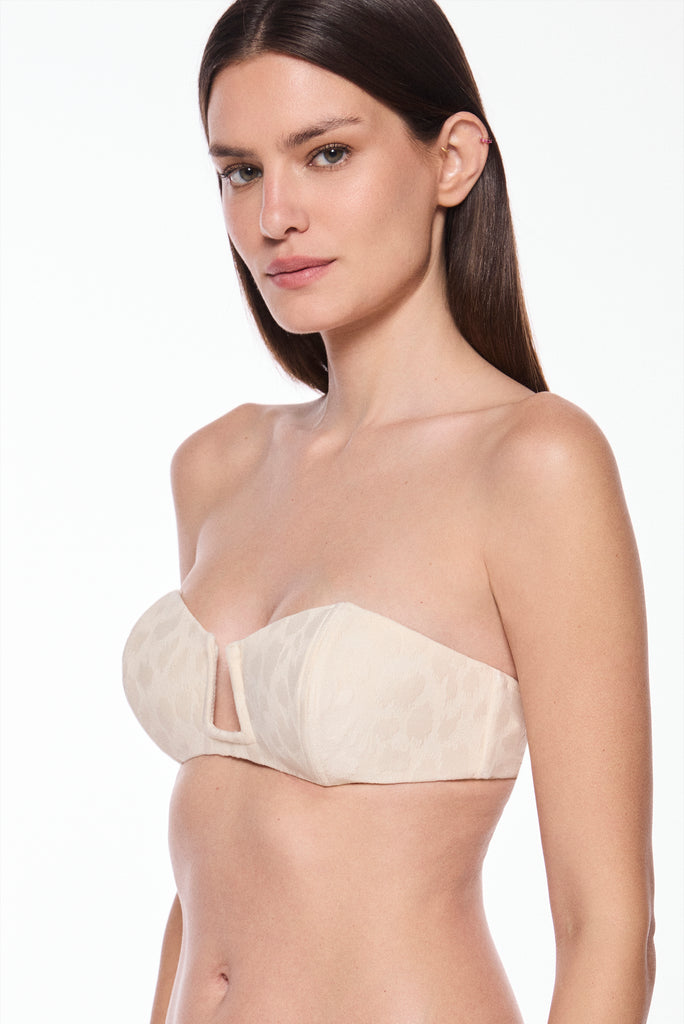 off white yarae underwire bandeau bikini top s3957b4013