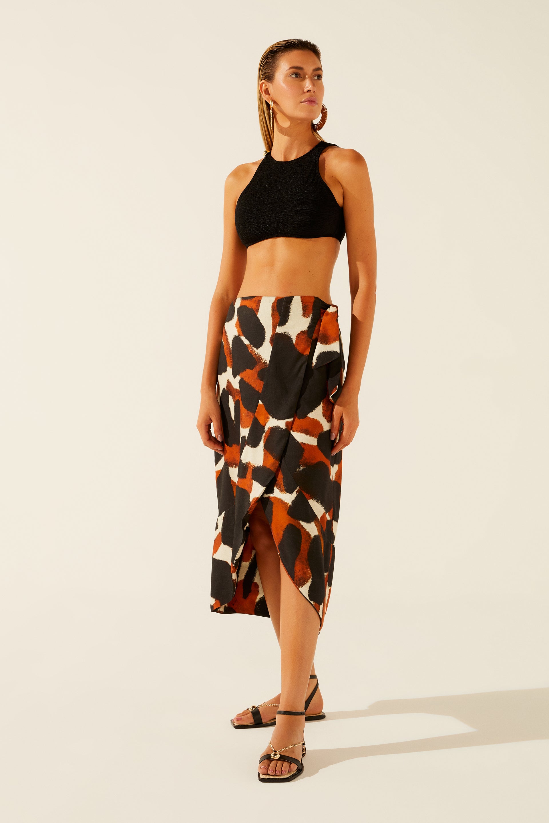 Giraffe Duo Midi Skirt E3832A1163 - Product item main image