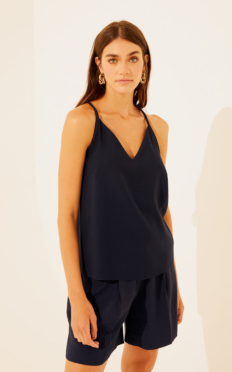 Cruise Strappy V-Neck Top E3933A1243 - Product item main image
