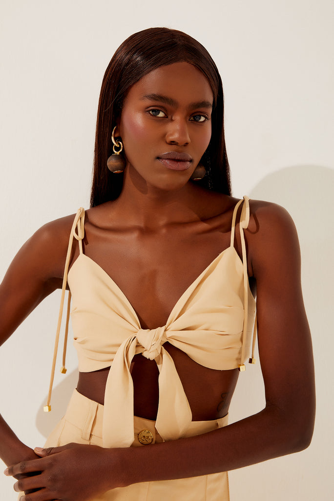 tropical tailored cropped top with ties;tropical tailored cropped top with ties;tropical tailored cropped top with ties;tropical tailored cropped top with ties;tropical tailored cropped top with ties
